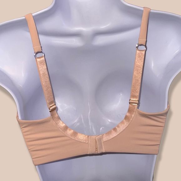 Full Figure Nude ThirdLove Nude 24/7 Classic Contour Plunge Bra Size 32H - Picture 3 of 6